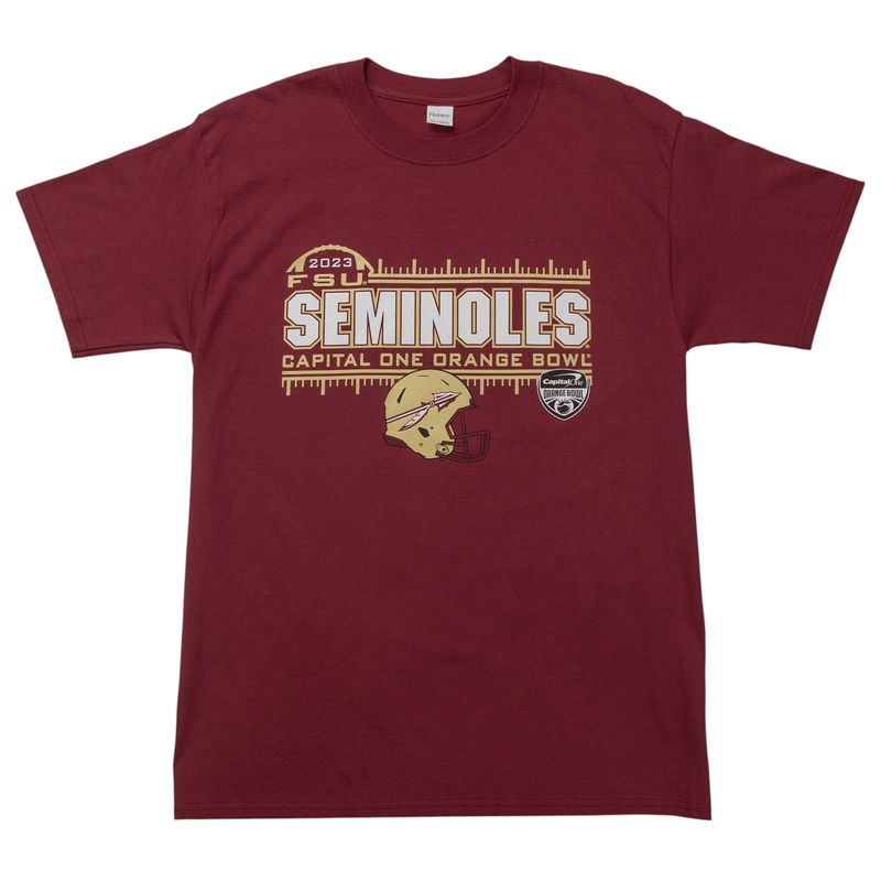 Ncaa Florida State Seminoles Mens 2023 Capital One Orange Bowl TShirt M